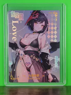 KUJOU SARA Genshin Impact Waifu Goddess Refractor Card CUSTOM MADE - Image 2