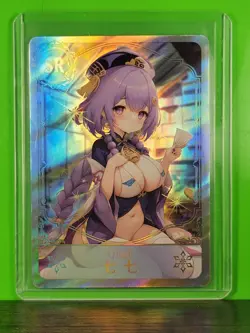QIQI Genshin Impact Waifu Goddess Refractor Card CUSTOM MADE - Image 2
