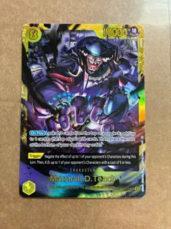 Bandai One Piece CCG Character Card Marshall D. Teach OP16-119 ENG Foil Special - Image 1
