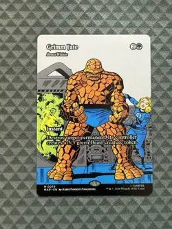 MTG Grimm Fate #0075 Borderless Mythic Marvel Universe: Eternal-Legal (MAR) - Image 1