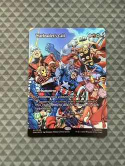 MTG Warleader’s Call #0096 Foil Borderless Marvel Universe: Eternal-Legal (MAR) - Image 1