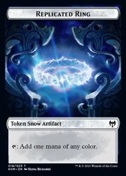 Replicated Ring Token x1 1x Kaldheim NM MTG - Image 1