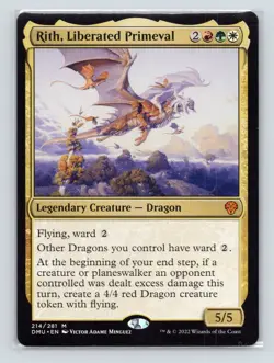 MTG Rith, Liberated Primeval M Promo Pack: Dominaria United 214 NM - Image 1