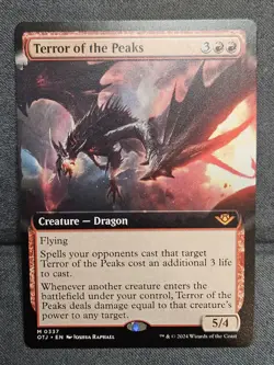 Terror of the Peaks (Extended Art) - Outlaws of Thunder Junction - 337 - MTG -NM - Image 1