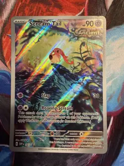 2023 POKEMON SCARLET & VIOLET PROMO HOLO SCREAM TAIL ANICENT #065 - Image 1