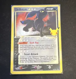 Nintendo Umbreon Star Celebrations Classic Collection (CCC) Lp - Image 1