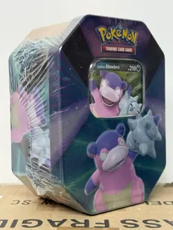 Pokemon TCG Galarian Slowbro V Forces Tin Brand New Sealed, 2021 ( 4 Tins ) 820650808401 - Image 2