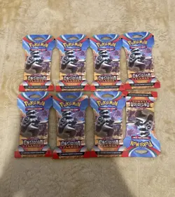 Pokemon Obsidian Flames Sleeved Booster Pack new sealed x2 - Image 2