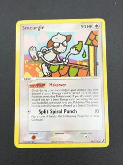 Smeargle NM/M 48/115 Uncommon Unseen Forces Pokemon - Image 1