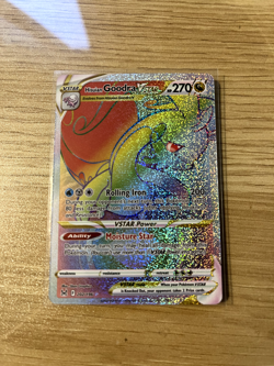 2022 Pokemon LOR Hisuian Goodra VSTAR #202 Rare Rainbow NM - Image 1