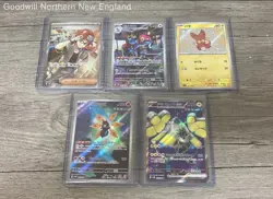 Lot of 21 s4a/sv4a/sv4K/sv4M Top Loader Rare or Higher Japanese Pokemon Cards - Image 5