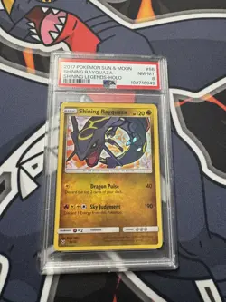 Pokemon TCG Shining Rayquaza 56/73 Shining Legends EN Holo PSA 8 2017 - Image 4