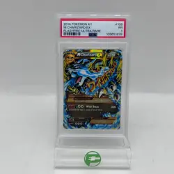 Pokemon TCG M Charizard EX (X) (Secret) 108/106 Flashfire Holo GRADED PSA 1 - Image 1