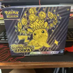 Pokemon TCG Surging Sparks Elite Trainer Box ETB New, Factory Sealed - Image 1