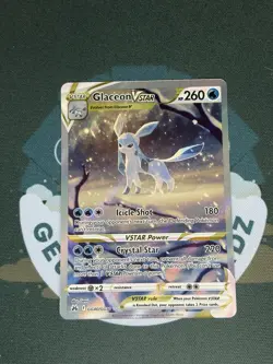 Pokemon TCG Glaceon Vstar GG40/GG70 Crown Zenith Galarian Gallery NM - Image 1
