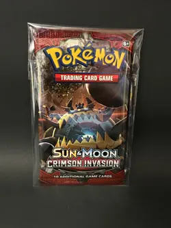 Pokemon TCG Crimson Invasion Booster Packs 4-Pack Full Art Set New Sealed - Image 4