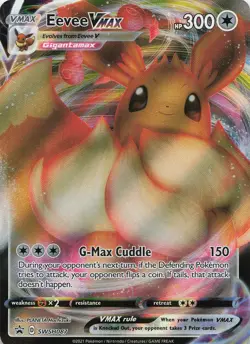 Eevee VMAX SWSH087 Holo Promo Sword & Shield Promo Pokemon Lightly Played - Image 1