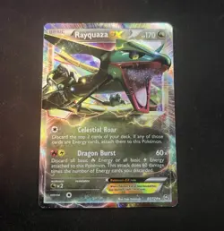 The Pokemon Company Pokemon TCG Rayquaza EX 85/124 Dragons Exalted DMG - Image 1