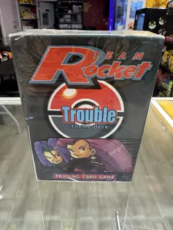 Pokemon Team Rocket Trouble Theme Deck Factory Sealed - Image 2