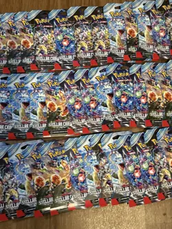 Pokemon TCG Scarlet & Violet Stellar Crown Sleeved Booster Packs Lot of 50 - Image 5