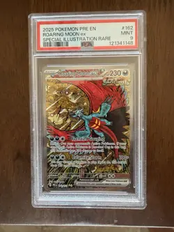 2025 POKEMON PRE EN ROARING MOON ex SPECIAL ILLUSTRATION RARE MINT PSA 9 - Image 1