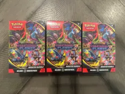 Lot of (3) Pokemon TCG Phantasmal Flames Booster Bundles SEALED - Image 1