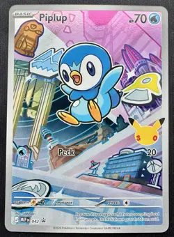 First Partner Series 1 Turtwig Chimchar Piplup Promo Set 040 041 042 Pokemon TCG - Image 5