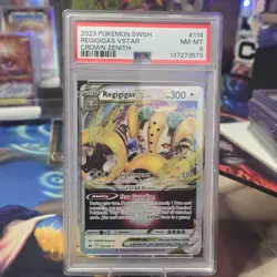 The Pokemon Company Pokemon TCG Regigigas VSTAR 114/159 UR Holo EN 2023 PSA 8 - Image 1