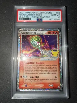 2021 Pokemon Celebrations Gardevoir EX 93/101 Classic Collection PSA 10 - Image 1