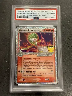 2021 Pokemon Celebrations Gardevoir EX 93/101 Classic Collection PSA 10 - Image 2