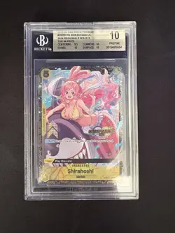 2024 One Piece Promos Shirahoshi 2024 Regionals Wave 3 Top 64 BGS 10 PRISTINE - Image 1