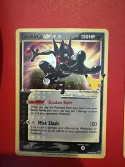 Greninja Gold Star Celebrations 25th Anniversary Promo - Near Mint Pokemon X2 - Image 2