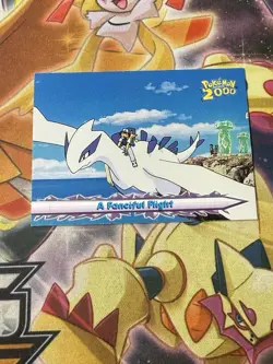 Pokemon Topps 2000 The Movie #65 A Fanciful Flight NM - Image 1