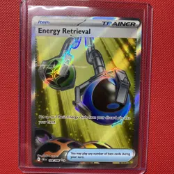 Energy Retrieval Ultra Rare ME04: Chaos Rising 108/086 NM Pokemon Card - Image 2
