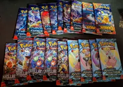 Pokemon Scarlet And Violent Set Booster Packs 18x Pokemon Center Vending Machine - Image 1