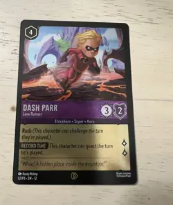 Ravensburger Disney Lorcana TCG Dash Parr - Lava Runner Promo 52 Cold Foil EN - Image 1