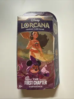 NEW! Disney Lorcana The First Chapter Starter Deck Amber Amethyst - Image 1