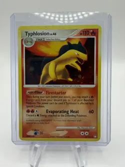 Pokemon TGC Typhlosion Lv.46 16/123 Mysterious Treasures Holo Rare - Image 1