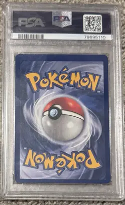 Pokemon 1999 Fossil Lapras 10/62 Holo Rare 1st Edition PSA 8 - Image 2