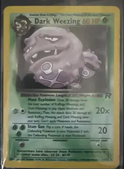 Pokemon TCG · Dark Weezing 14/82 · Holo · Team Rocket · Vintage WOTC (2000) [HP] - Image 1