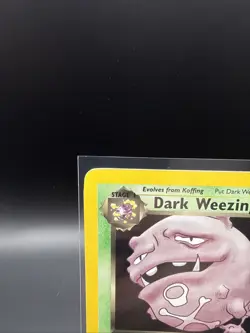 Pokemon TCG Dark Weezing 1st Edition Team Rocket 2000 14/82 Holo Rare LP - Image 3