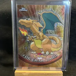 Topps Chrome Charizard #06 Series 1 Pokemon TCG Card - Image 1