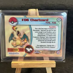 Topps Chrome Charizard #06 Series 1 Pokemon TCG Card - Image 2