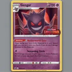 Pokemon TCG - Gengar SWSH241 Black Star Promo Holo Stamped Card NM - Image 1