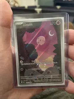 Pokemon TCG Munna Black Bolt Illustration Rare Card 116/086 Near Mint Condition - Image 3
