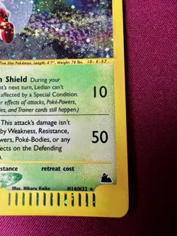 ✨🌀 Ledian H14/H32 Holo Rare Skyridge 2003 Pokemon Card NM Swirl E Reader - Image 5