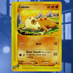 Pokemon Cubone #103/165 Expedition Base Set Non-Holo Rare Card Moderately Played - Image 1