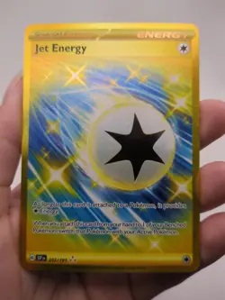 Pokemon TCG Jet Energy Surging Sparks Hyper Rare Gold Card #252/191 NM - Image 1