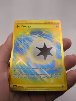 Pokemon TCG Jet Energy Surging Sparks Hyper Rare Gold Card #252/191 NM - Image 2