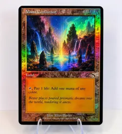 Mana Confluence - High Quality Foil Custom Art Playtest card - Image 1